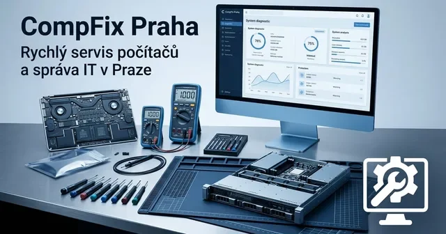 Image de partage du site CompFix Praha créé avec OAZEE